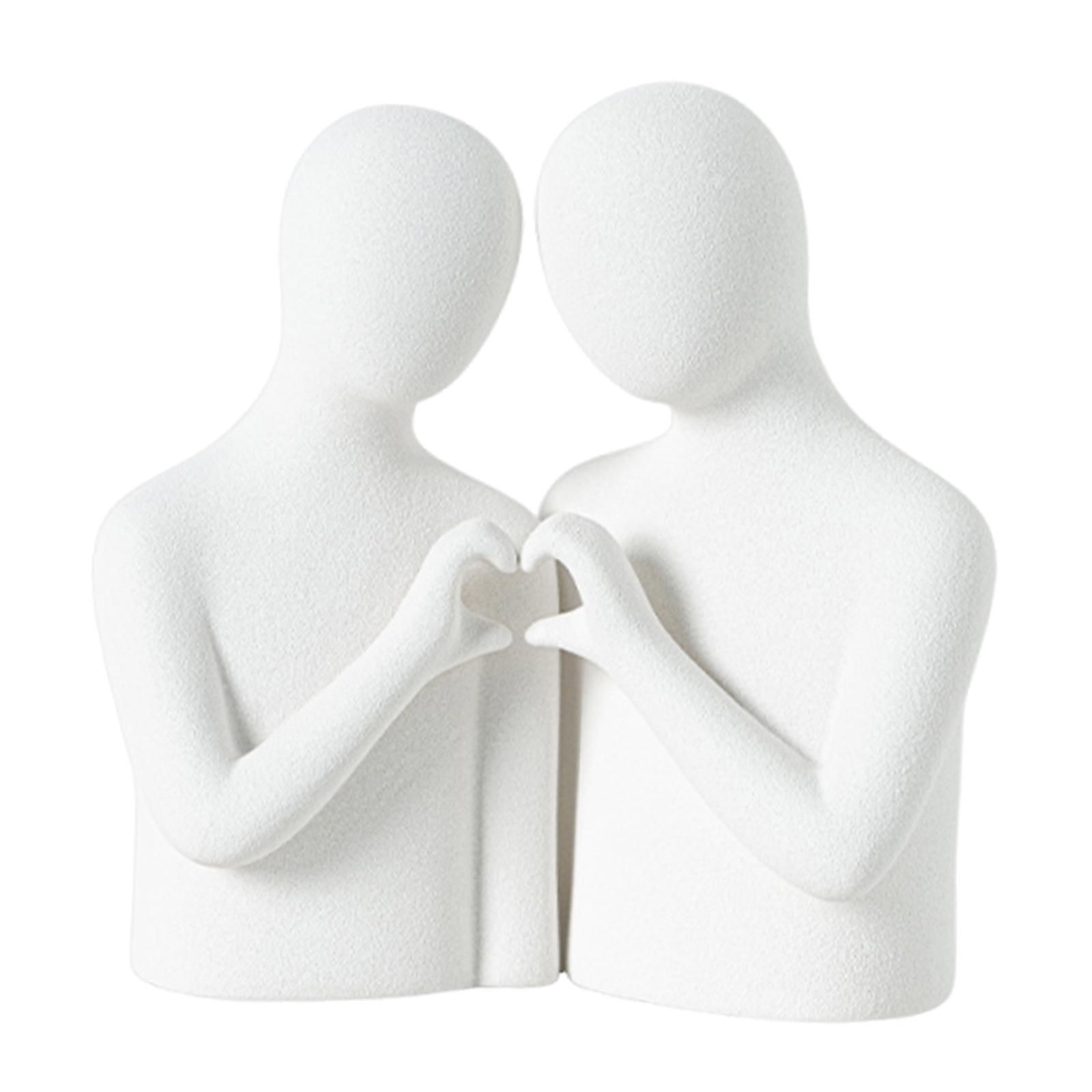 Abstract Couple Statue Romantic Love Sculpture Collection Aesthetic Tabletop Desktop Ornament for Bar Bookshelf білий
Abstract Couple Statue Romantic Love Sculpture Collection Aesthetic Tabletop Desktop Ornament for Bar Bookshelf білий