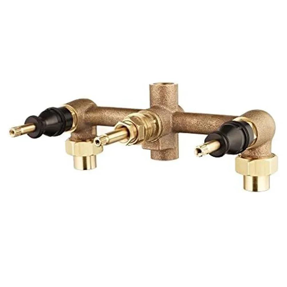 Shower Valve 3-Hole 12-inch Union Inlets And 12-inch I.P. Outlets With Union Nuts 28x16x10cm Multi-Handle Tub & Showers Valve China Mainland
Shower Valve 3-Hole 12-inch Union Inlets And 12-inch I.P. Outlets With Union Nuts 28x16x10cm Multi-Handle Tub & Showers Valve China Mainland