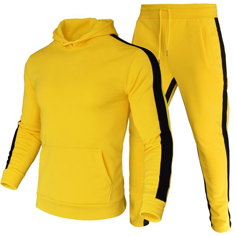 Two Striped Hoodies And Jogging Pants Casual Sportswear For Men And Women XXXL жовтий
Two Striped Hoodies And Jogging Pants Casual Sportswear For Men And Women XXXL жовтий