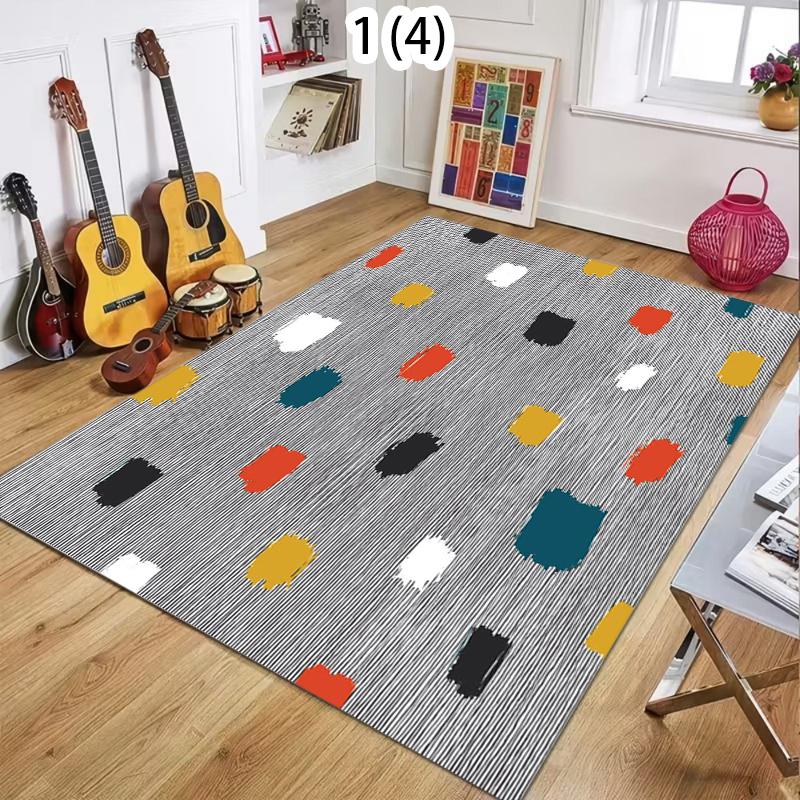 2D Modern Minimalist Striped Rectangular Carpet Colorful Geometric Decorative Area Rug for Living Room Bedroom Home Decor 40X60CM
2D Modern Minimalist Striped Rectangular Carpet Colorful Geometric Decorative Area Rug for Living Room Bedroom Home Decor 40X60CM