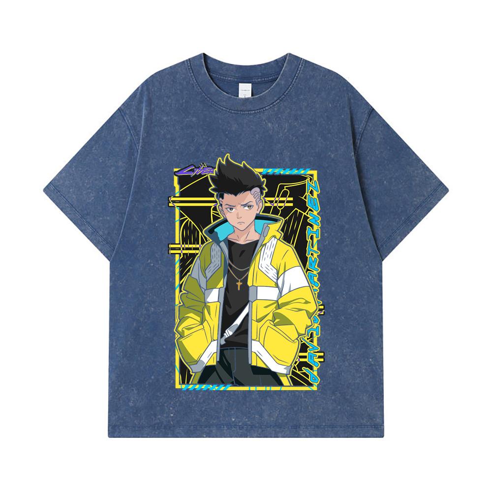 275 GSM Washed T-shirts 100% Cotton Cyberpunk Edgerunners V7 David Print Unisex Heavy Cotton T Shirt 2XL королівський синій колір
275 GSM Washed T-shirts 100% Cotton Cyberpunk Edgerunners V7 David Print Unisex Heavy Cotton T Shirt 2XL королівський синій колір