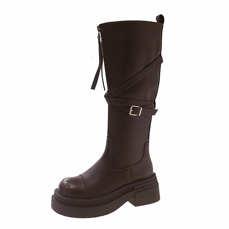 Mei Ta Home! British style retro platform boots, new models in the autumn of 2025 with skirts, thin knight boots 40 темно-коричневого кольору
Mei Ta Home! British style retro platform boots, new models in the autumn of 2025 with skirts, thin knight boots 40 темно-коричневого кольору