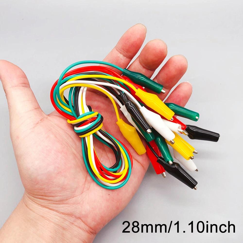 10pcs 50cm Clip Number 28/35/45mm Alligator Clips with Wires, Jumper Wires with Alligator Clips for Electrical Alligator Clip
10pcs 50cm Clip Number 28/35/45mm Alligator Clips with Wires, Jumper Wires with Alligator Clips for Electrical Alligator Clip
