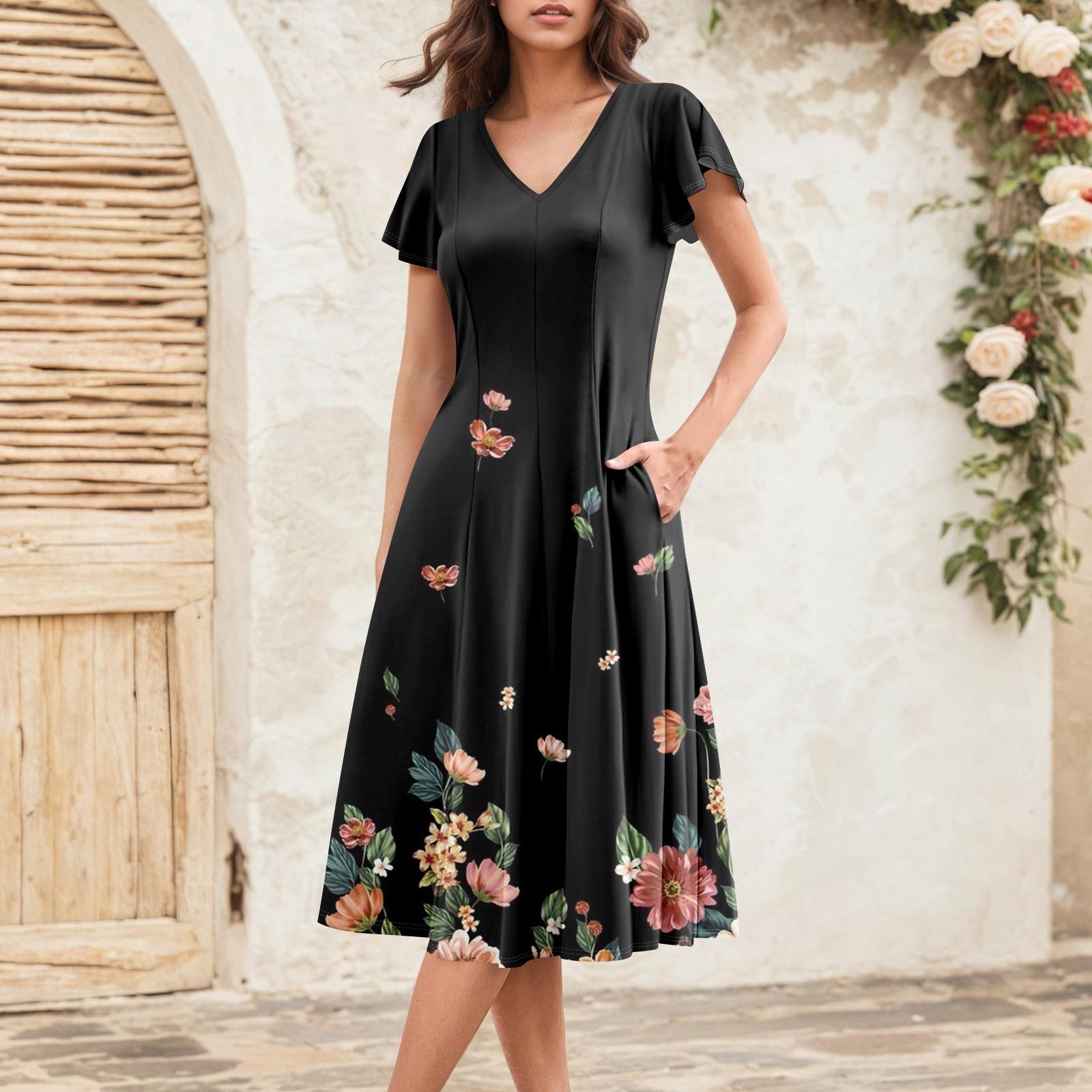 Женское летнее модное элегантное платье миди в стиле ретро с V-образным вырезом и оборками на рукавах L
Женское летнее модное элегантное платье миди в стиле ретро с V-образным вырезом и оборками на рукавах L