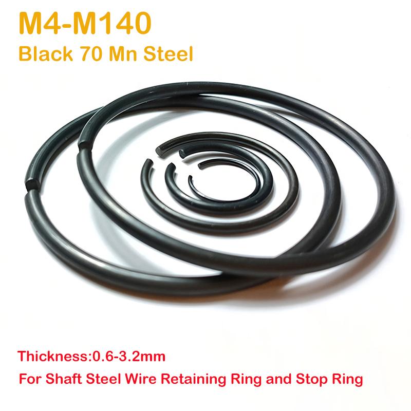 1-50PCS Black 70 Manganese Steel M4 M5 M6 M7 M8-M150 Round Wire Snap Rings For Shaft Steel Wire Retaining Ring and Stop Ring M4-50PCS
1-50PCS Black 70 Manganese Steel M4 M5 M6 M7 M8-M150 Round Wire Snap Rings For Shaft Steel Wire Retaining Ring and Stop Ring M4-50PCS