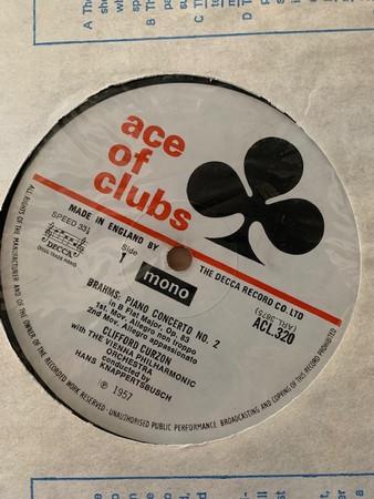 LP Record CLIFFORD CURZON HANS KNAPPERTSBUSC Brahms Piano Concerto No. 2 in Bfl ACL320 ACE OF CLUBS UK Classical Used
LP Record CLIFFORD CURZON HANS KNAPPERTSBUSC Brahms Piano Concerto No. 2 in Bfl ACL320 ACE OF CLUBS UK Classical Used