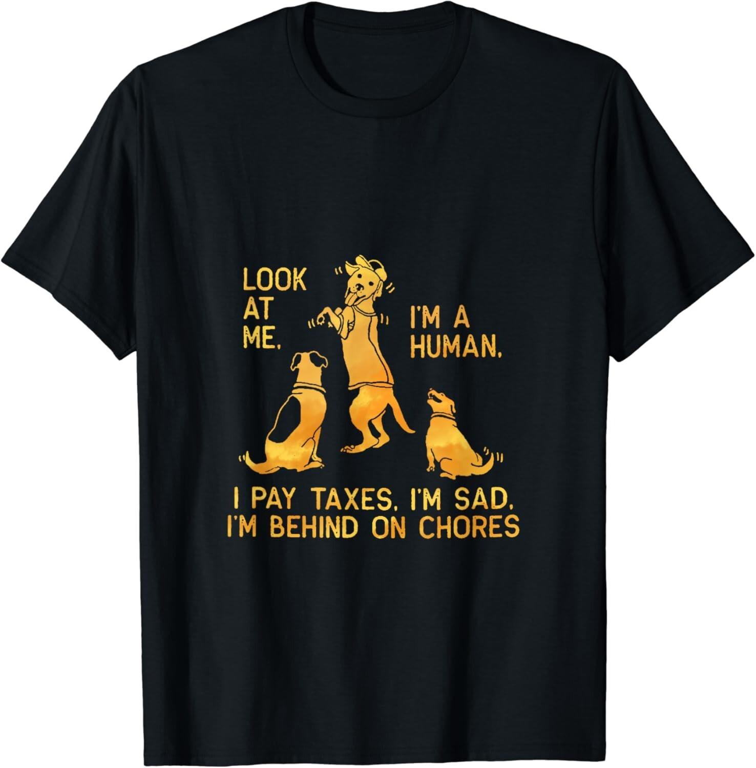 Dog Mocks Humans Funny Look At Me_ I_m A Human Gift Unisex T-Shirt 5XL різнокольоровий
Dog Mocks Humans Funny Look At Me_ I_m A Human Gift Unisex T-Shirt 5XL різнокольоровий