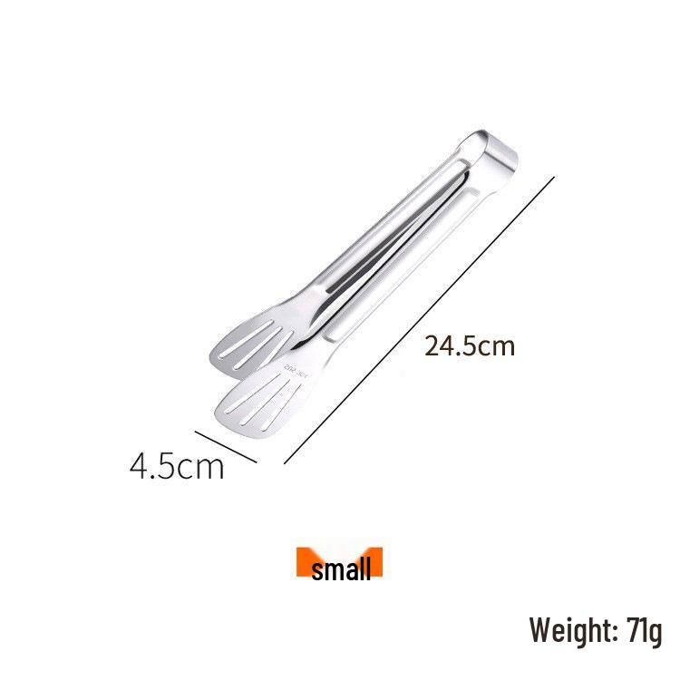 304 Stainless Steel Multi-Purpose Tongs: Bread, Grilled Fish, Meat, Anti-Scald, Three-Line Clip for Household and BBQ Use
304 Stainless Steel Multi-Purpose Tongs: Bread, Grilled Fish, Meat, Anti-Scald, Three-Line Clip for Household and BBQ Use