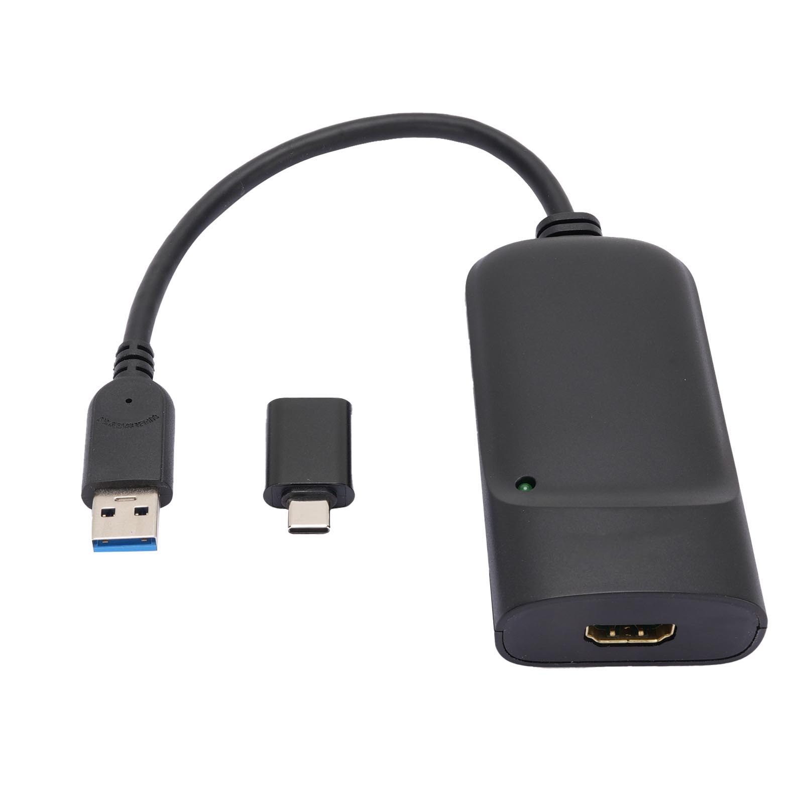 USB3.0 to High Definition Multimedia Interface 2K Adapter Pluggable o Output Microphone Input
USB3.0 to High Definition Multimedia Interface 2K Adapter Pluggable o Output Microphone Input