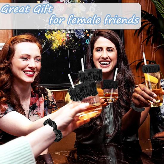 Alcohol Protection Drink Covers Reusable Cup Lid with Straw Hole Elastic Hair Ring Design Cup Covers Protector for Bar Club Party чорний
Alcohol Protection Drink Covers Reusable Cup Lid with Straw Hole Elastic Hair Ring Design Cup Covers Protector for Bar Club Party чорний