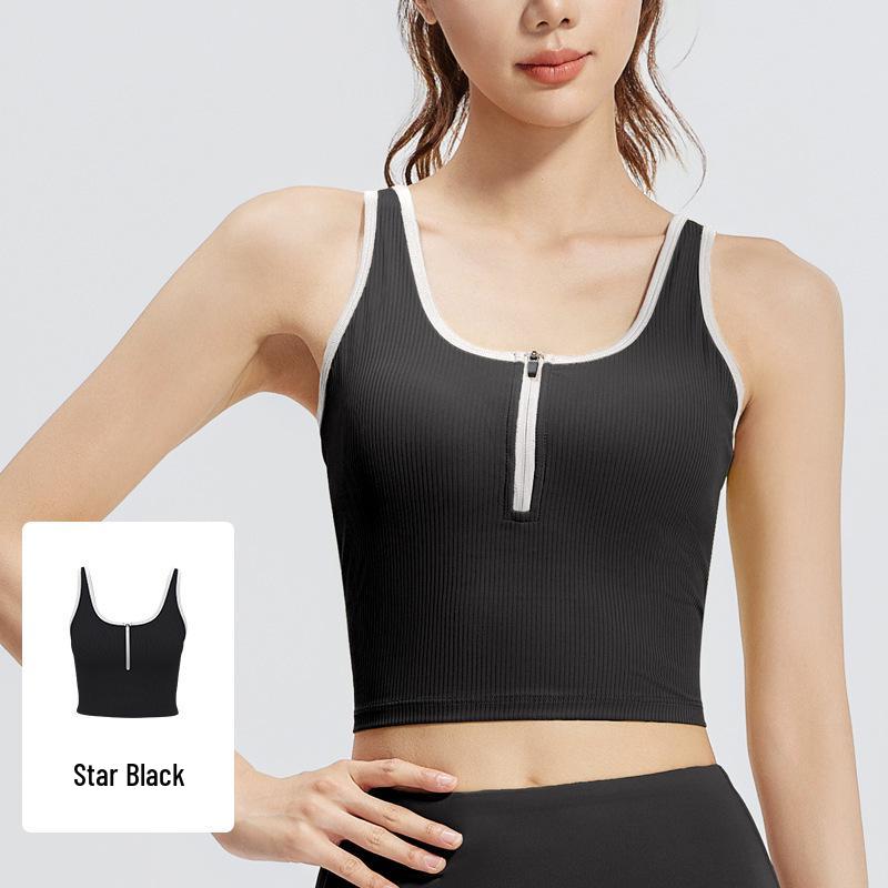 Спортивный жилет в полоску с цветовыми блоками на весну/лето: Облегающий крой, Застежка-молния сзади, Дышащий, Ударопрочный топ для йоги с фиксированными нагрудными вкладышами Small
Спортивный жилет в полоску с цветовыми блоками на весну/лето: Облегающий крой, Застежка-молния сзади, Дышащий, Ударопрочный топ для йоги с фиксированными нагрудными вкладышами Small