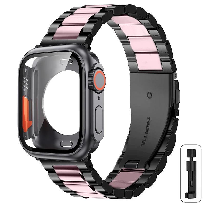 Чохол+ремінець для Apple Watch Ремінець 46мм 42мм 44мм 45мм 41мм Повне покриття Металевий Нержавіюча сталь Ремінець Iwatch Серія 11 10 9 8 7 6 SE 5 For Series11 10 42mm
Чохол+ремінець для Apple Watch Ремінець 46мм 42мм 44мм 45мм 41мм Повне покриття Металевий Нержавіюча сталь Ремінець Iwatch Серія 11 10 9 8 7 6 SE 5 For Series11 10 42mm