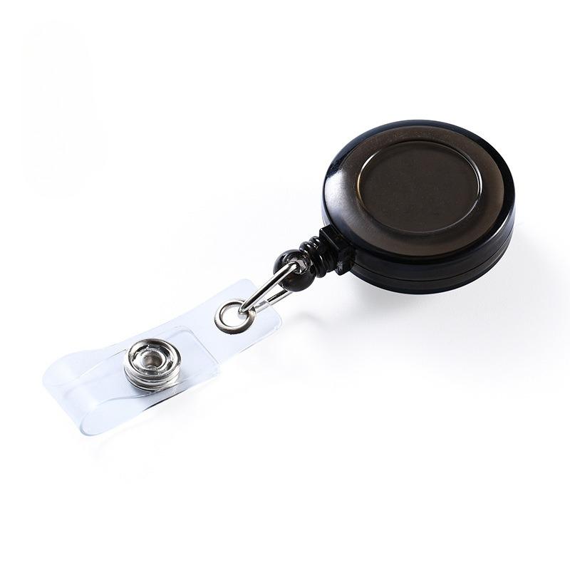 Бейдж-ролики с металлическим зажимом для ремня, выдвижной держатель для бейджа для подвешивания бейджей с именами, ID-карт, ключей-карт и брелоков, обратно в школу one-size белый