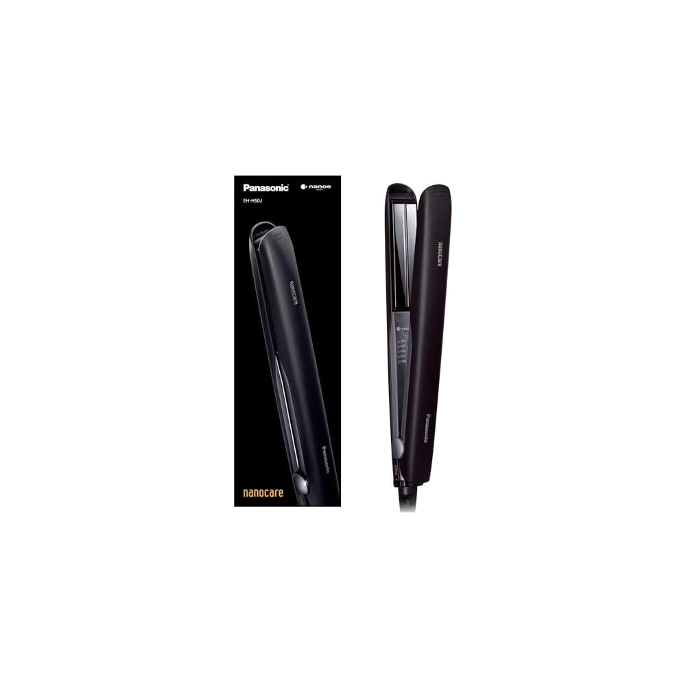 Panasonic Hair Iron for Straightening, Nanocare Smooth Gloss Coating Plus, International Compatible, Black, EH-HS0J-K
Panasonic Hair Iron for Straightening, Nanocare Smooth Gloss Coating Plus, International Compatible, Black, EH-HS0J-K