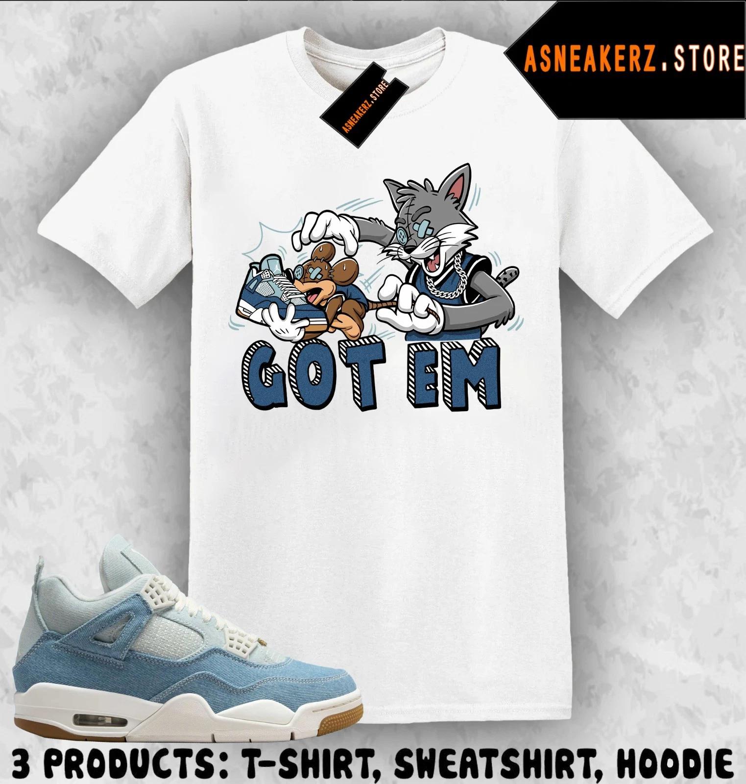 Tee Shirt Matching AJ 4 Denim Worn Blue To Match Sneaker Got Em Cartoon T shirt XL
Tee Shirt Matching AJ 4 Denim Worn Blue To Match Sneaker Got Em Cartoon T shirt XL