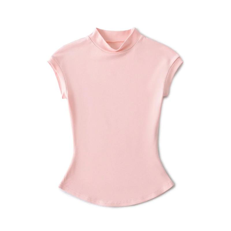 Half Turtleneck White Sleeveless Shirt for Women, Summer New Sexy Doublet M рожевий
Half Turtleneck White Sleeveless Shirt for Women, Summer New Sexy Doublet M рожевий