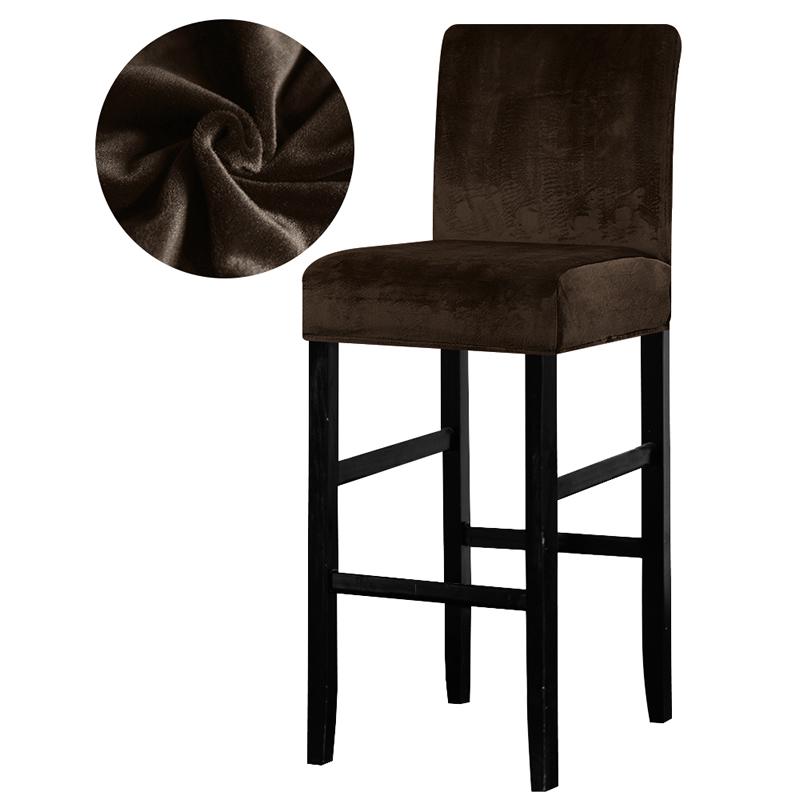 Velvet Solid Color Bar Chair Cover Stretch Bar Stool Short Back Dining Room Spandex Elastic Slipcover For Chairs Banquet Wedding 1 piece
Velvet Solid Color Bar Chair Cover Stretch Bar Stool Short Back Dining Room Spandex Elastic Slipcover For Chairs Banquet Wedding 1 piece