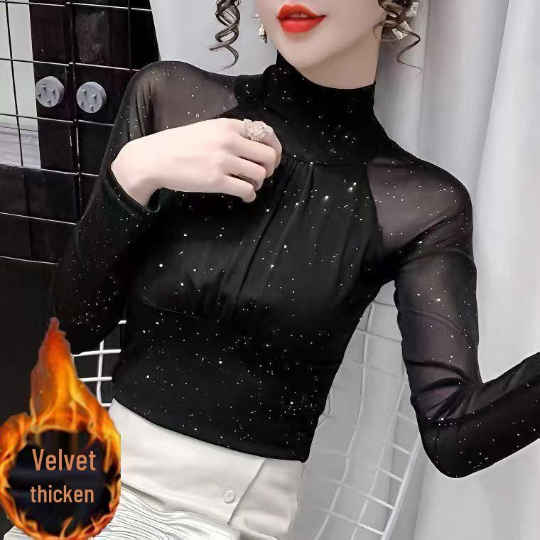 Women s Slim Fit Semi-High Neck Mesh Sequin Top - Long Sleeve, Autumn/Winter 2025 L (Approx. 45-50 kg)
Women s Slim Fit Semi-High Neck Mesh Sequin Top - Long Sleeve, Autumn/Winter 2025 L (Approx. 45-50 kg)
