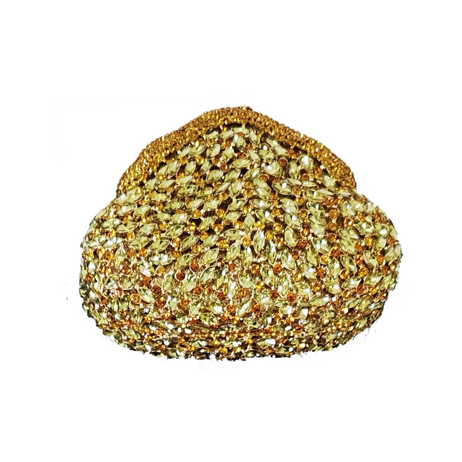 Gold Metal Flower Diamond Evening Bag Women Crystal Wedding Purse Party Handbags Lady Rhinestone Prom Formal Clutches Minaudiere
Gold Metal Flower Diamond Evening Bag Women Crystal Wedding Purse Party Handbags Lady Rhinestone Prom Formal Clutches Minaudiere