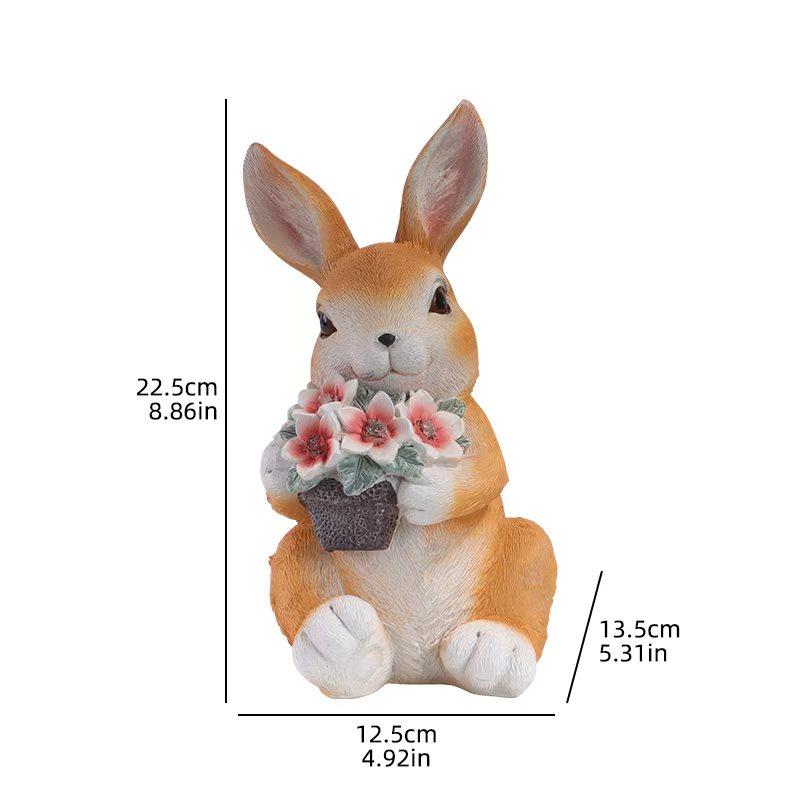 Rabbit Holding Flower Night Light Resin Sculpture Craft for Outdoor Garden and Courtyard Decoration
Rabbit Holding Flower Night Light Resin Sculpture Craft for Outdoor Garden and Courtyard Decoration