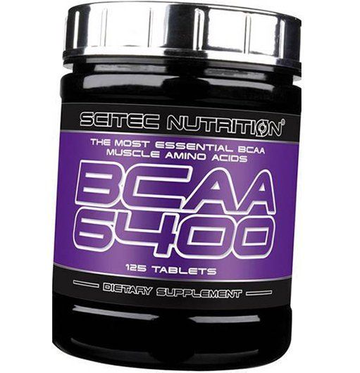 BCAA в таблетках, BCAA 6400, Scitec Nutrition (28087003) 125tab
BCAA в таблетках, BCAA 6400, Scitec Nutrition (28087003) 125tab
