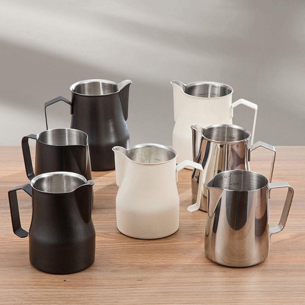 Latte Art Pen Milk Frother Cup Clear Scale Milk Frother Perfect Milk Frothing Pitcher Barista Silver-Style 1 350ml
Latte Art Pen Milk Frother Cup Clear Scale Milk Frother Perfect Milk Frothing Pitcher Barista Silver-Style 1 350ml
