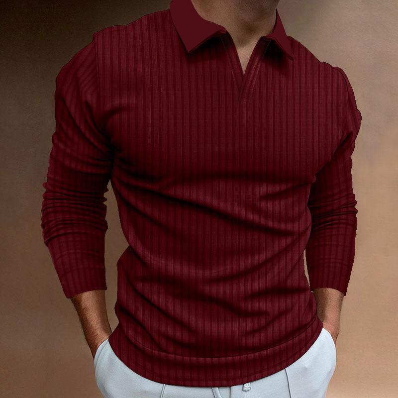 Men s Sports Fitness Leisure Lapel Elastic Vertical Stripe V-neck Long Sleeved Men 3XL небо синє кольору
Men s Sports Fitness Leisure Lapel Elastic Vertical Stripe V-neck Long Sleeved Men 3XL небо синє кольору
