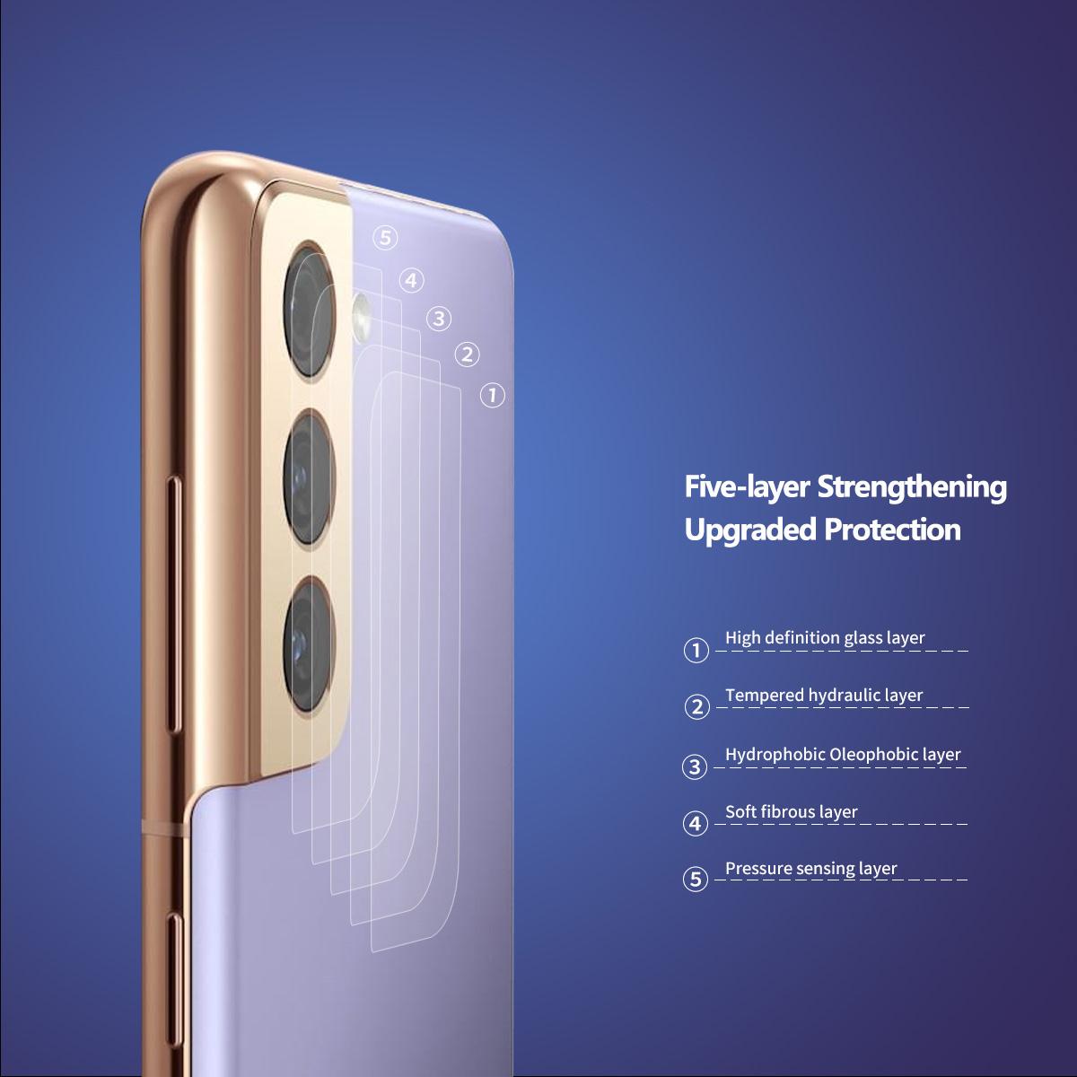 For Samsung Galaxy S21 4G/5G HAT PRINCE 2Pcs/Set Camera Lens Protector Ultra-clear 0.2mm 9H 2.15D Arc Edge Tempered Glass Camera Lens Protection Film Type A
For Samsung Galaxy S21 4G/5G HAT PRINCE 2Pcs/Set Camera Lens Protector Ultra-clear 0.2mm 9H 2.15D Arc Edge Tempered Glass Camera Lens Protection Film Type A