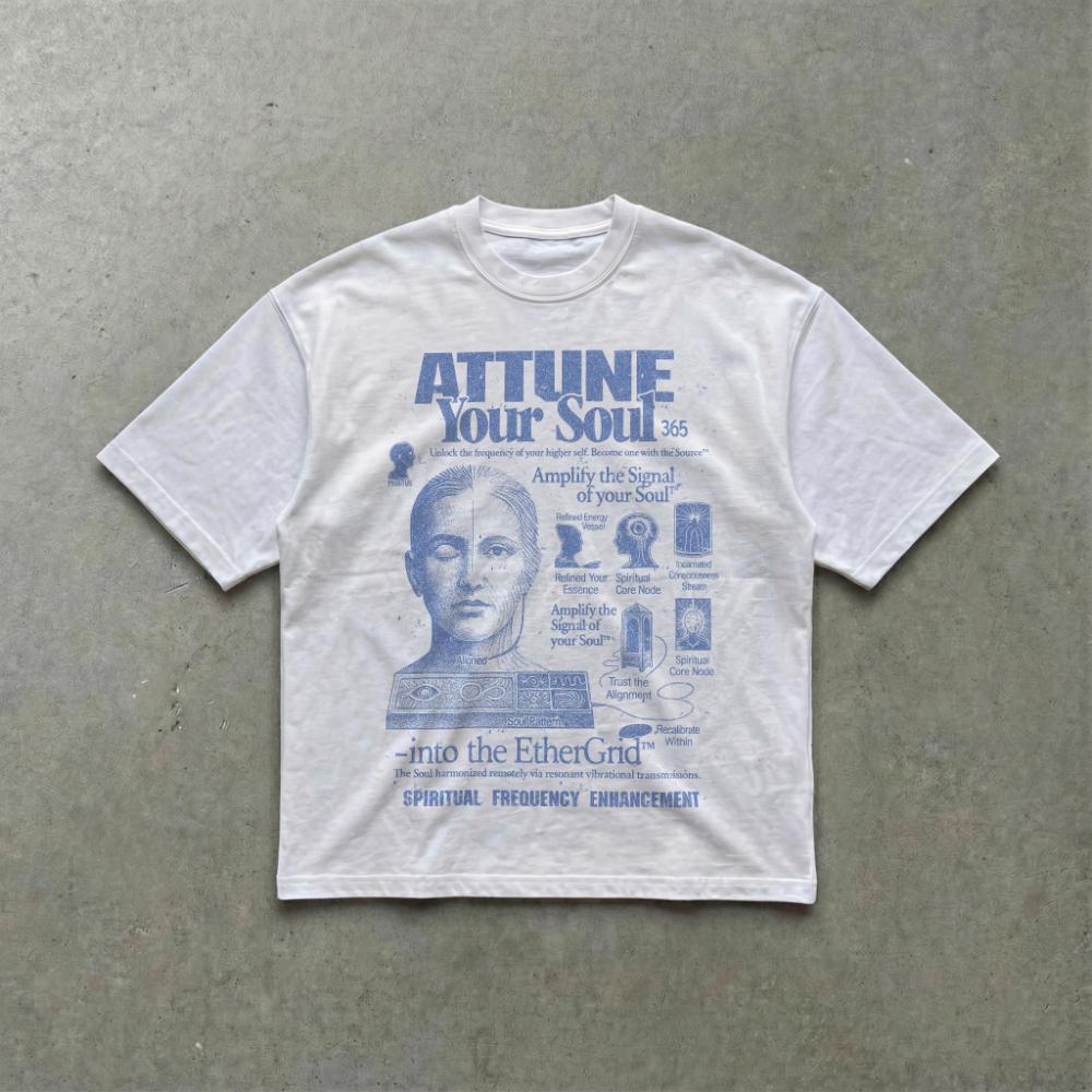 Attune Your Soul TShirt Spiritual Frequency Graphic Tee Unisex Boxy Graphic Short Sleeve Shirt Unisex Unisex Women AllSeason S
Attune Your Soul TShirt Spiritual Frequency Graphic Tee Unisex Boxy Graphic Short Sleeve Shirt Unisex Unisex Women AllSeason S