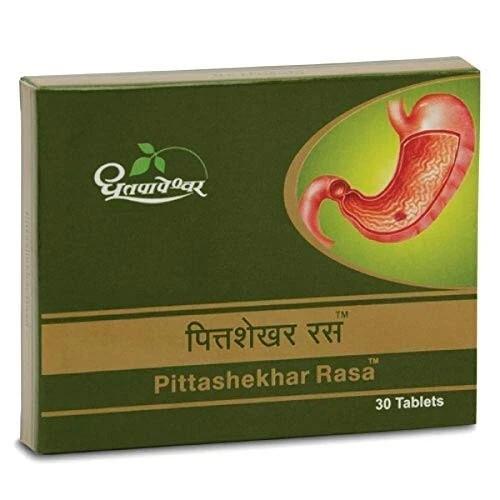 Dhootapapeshwar Pittashekhar Rasa Ayurvedic Tablets Gas Digestion (30 Tablets)
Dhootapapeshwar Pittashekhar Rasa Ayurvedic Tablets Gas Digestion (30 Tablets)