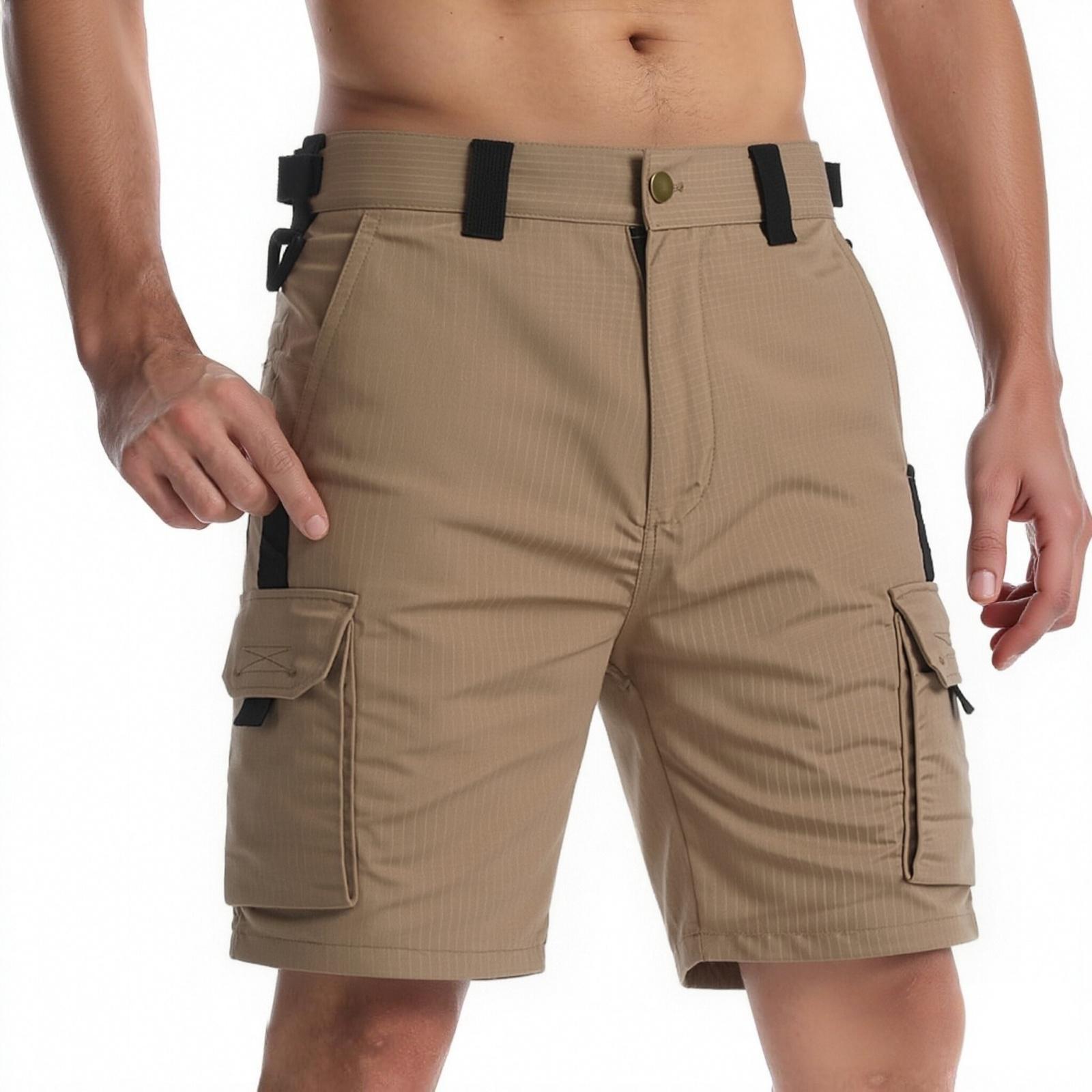 Men Cargo Shorts Multi Pocket Fabric Outdoor Utility Shorts Adjustable Waistband Design XL хакі
Men Cargo Shorts Multi Pocket Fabric Outdoor Utility Shorts Adjustable Waistband Design XL хакі