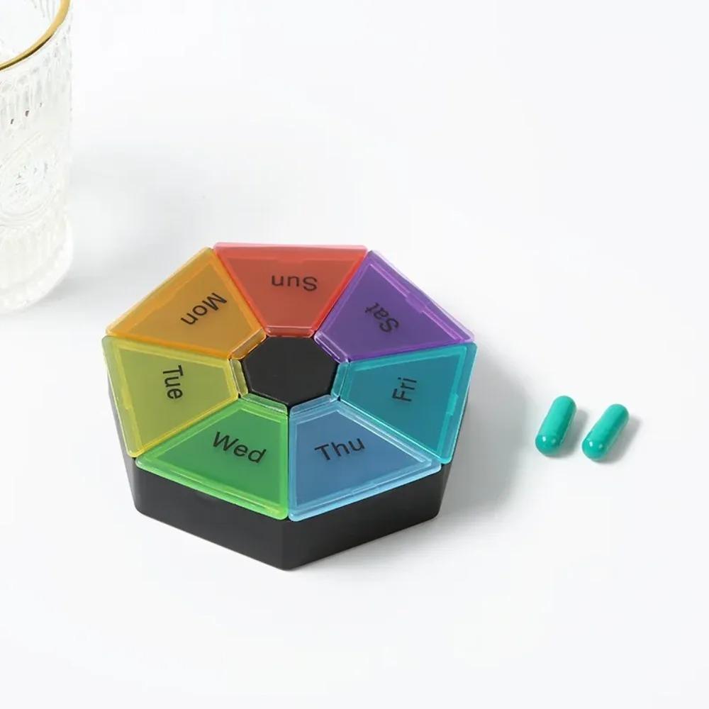 New Weekly 7 Days Mini Portable 7 Grids Pill Case Box Colorful Petal Organizer Storage Container for Vitamin Medicine Fish Oils
New Weekly 7 Days Mini Portable 7 Grids Pill Case Box Colorful Petal Organizer Storage Container for Vitamin Medicine Fish Oils