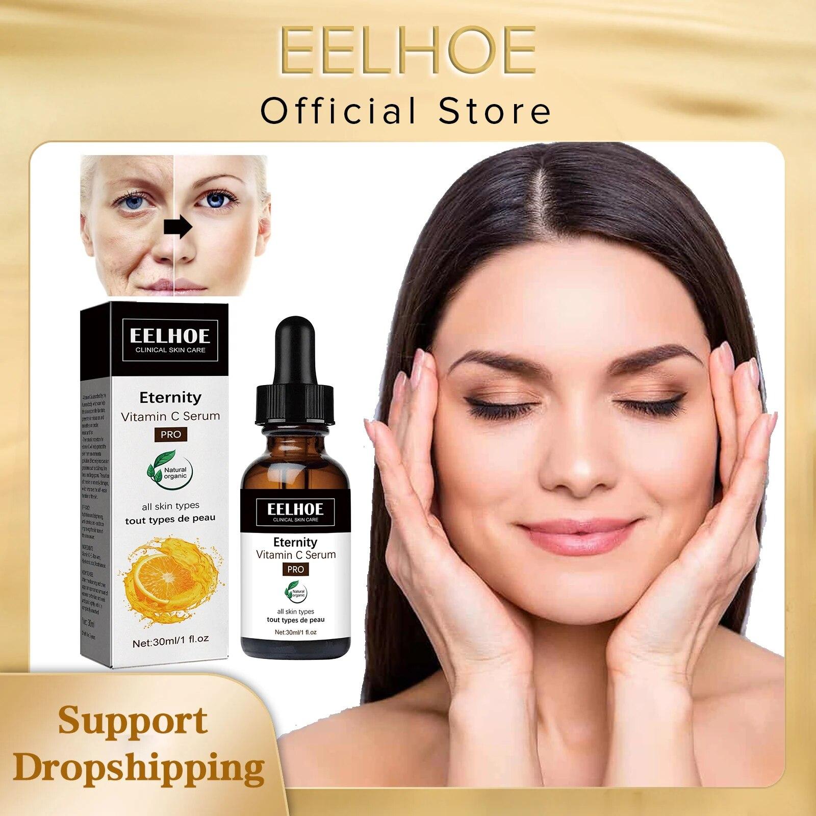 EELHOE Vitamin C Serum for Face Moisturizing Oil Control Shrink Pores Deep Anti Wrinkle Spots Fade Fine Line Whitening VC Serum
EELHOE Vitamin C Serum for Face Moisturizing Oil Control Shrink Pores Deep Anti Wrinkle Spots Fade Fine Line Whitening VC Serum