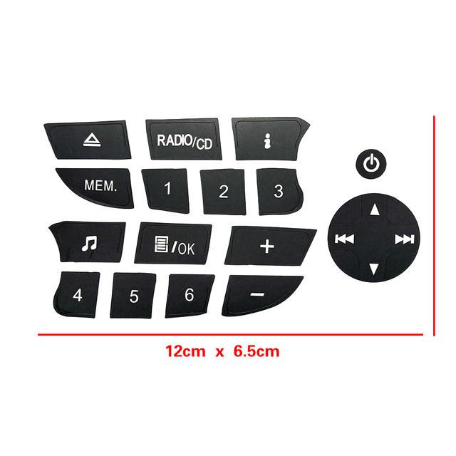 Для R/enault M/egane C/lio 2009 2010 2011 автомобильное мультимедийное меню CD радио аудио кнопка переключения ремонт наклейка наклейка с защитой от царапин чёрный
Для R/enault M/egane C/lio 2009 2010 2011 автомобильное мультимедийное меню CD радио аудио кнопка переключения ремонт наклейка наклейка с защитой от царапин чёрный