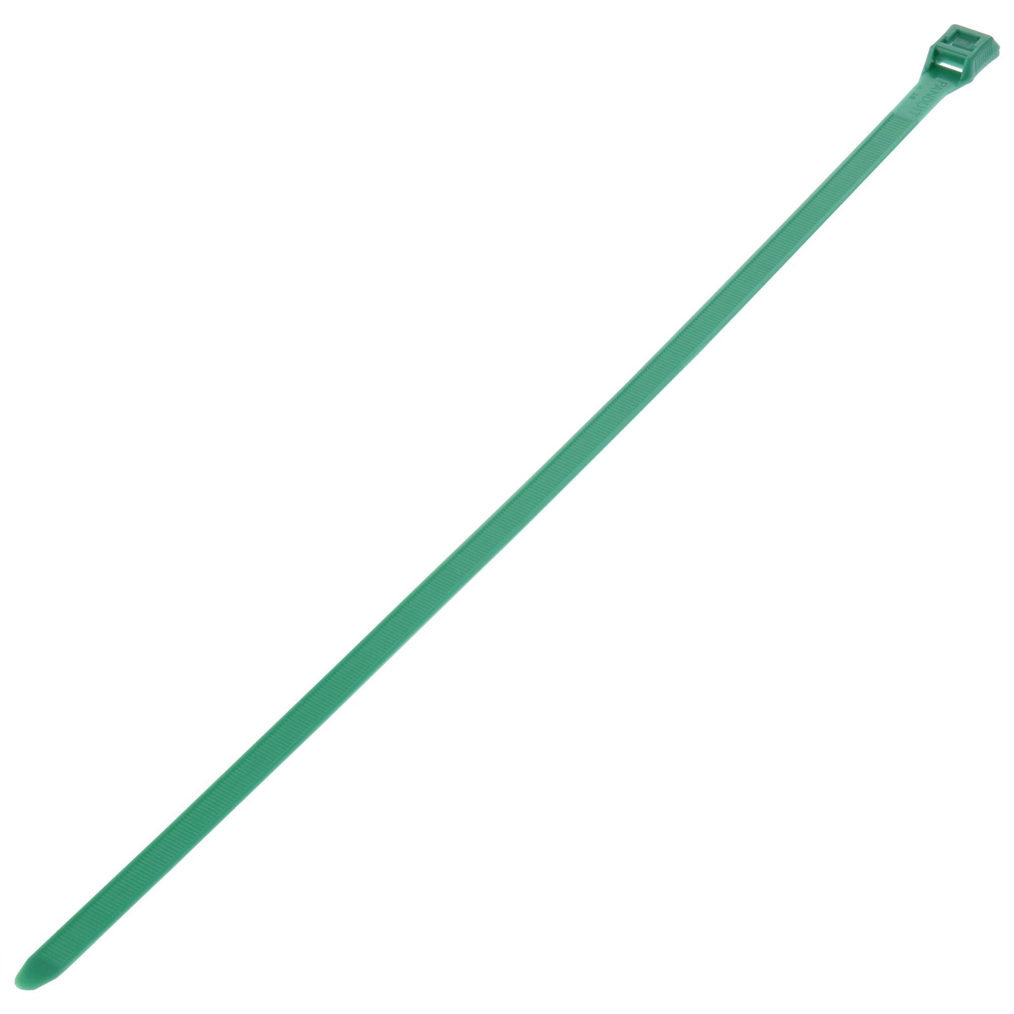 Panduit IT9115-CUV5A In-Line Cable Tie, Weather Resistant Nylon 6.6, UV Green, 124 Min Tensile Strength, 4.53 Max Bundle Diameter, 0.065 Thickness,
Panduit IT9115-CUV5A In-Line Cable Tie, Weather Resistant Nylon 6.6, UV Green, 124 Min Tensile Strength, 4.53 Max Bundle Diameter, 0.065 Thickness,