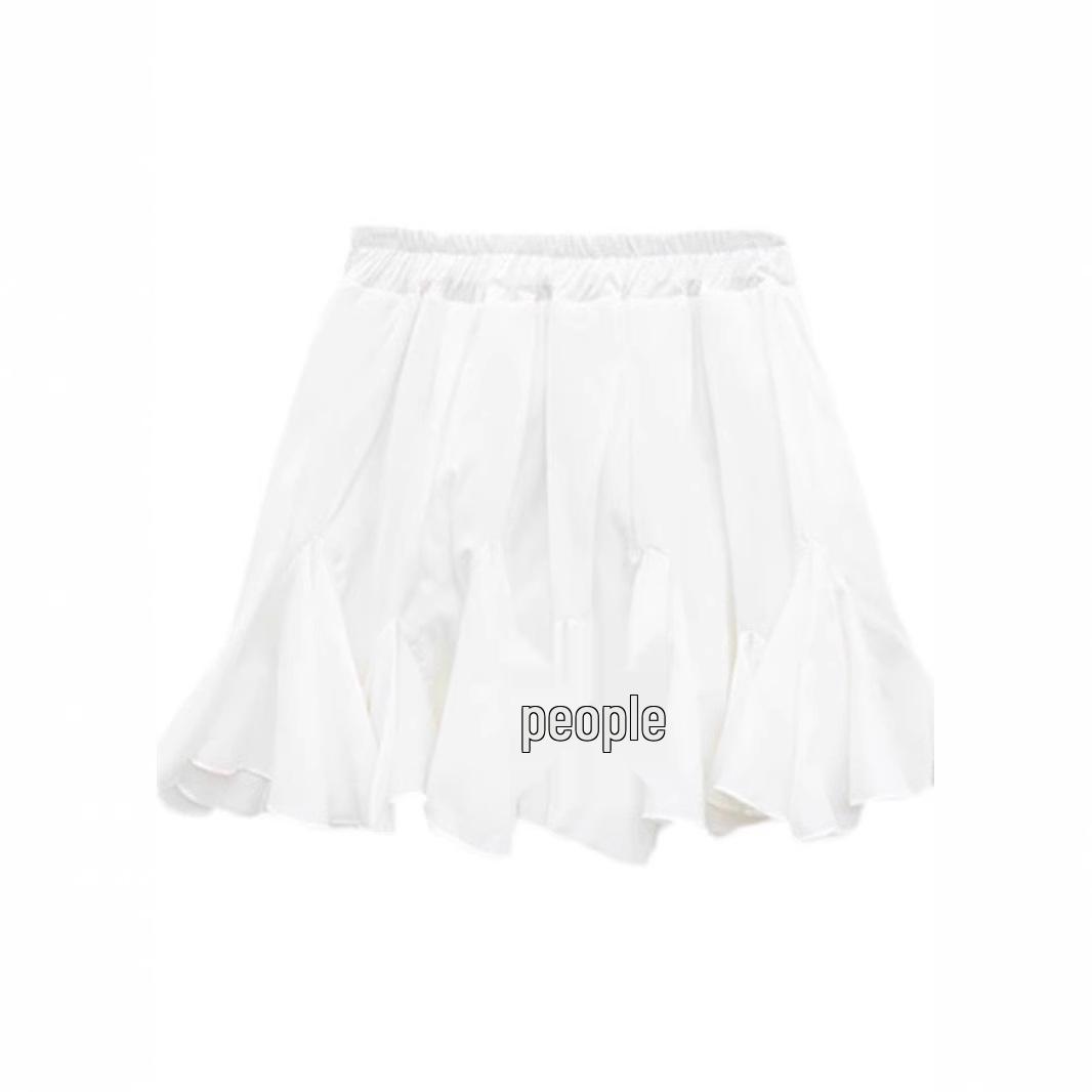 Women s White High-Waist A-Line Pleated Ruffle Skirt - Summer Anti-Exposure Bubble Midi Skirt L
Women s White High-Waist A-Line Pleated Ruffle Skirt - Summer Anti-Exposure Bubble Midi Skirt L