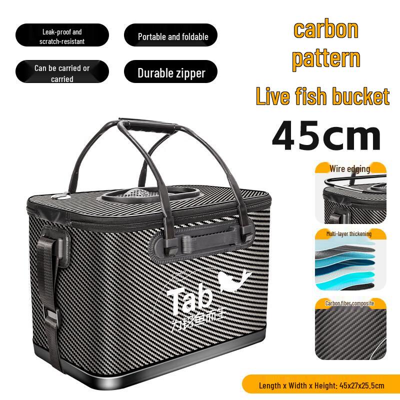 Brangdy Foldable EVA Fishing Bucket with Mini Oxygen Pump
Brangdy Foldable EVA Fishing Bucket with Mini Oxygen Pump