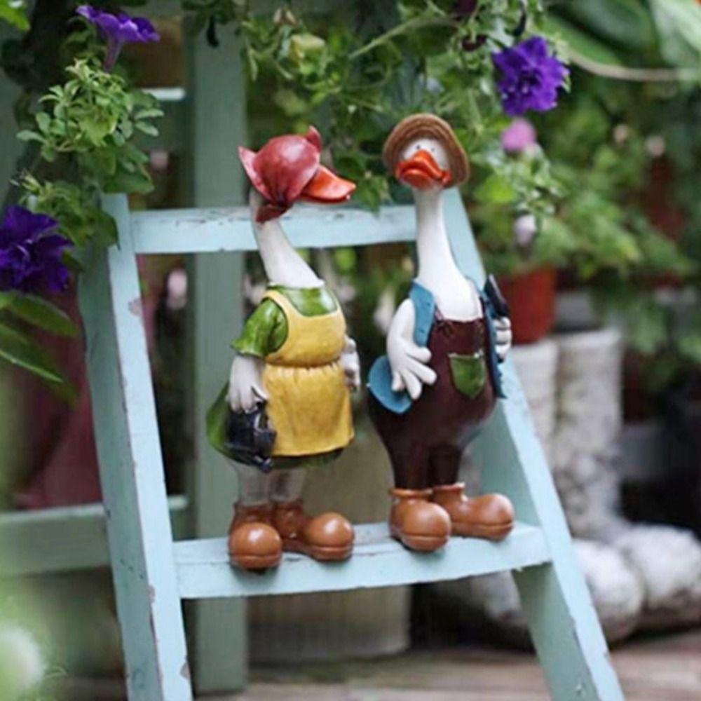 2Pcs/set Cartoon Couple Duck Statue Micro Landscape Animal Resin Sculpture Lawn 2Pcs/set
2Pcs/set Cartoon Couple Duck Statue Micro Landscape Animal Resin Sculpture Lawn 2Pcs/set