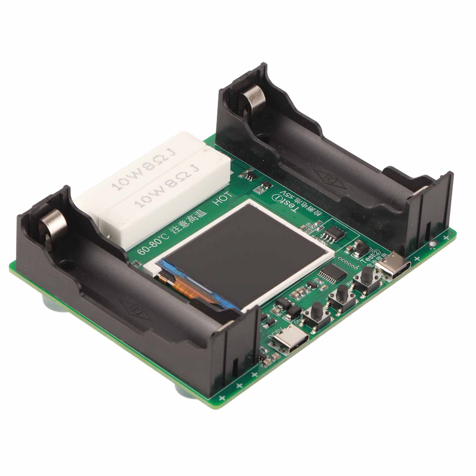 Тестер внутреннего сопротивления аккумулятора 1,77-дюймовый ЖК-дисплей Регулируемые режимы Тестер емкости литиевой батареи 18650 DC5V
Тестер внутреннего сопротивления аккумулятора 1,77-дюймовый ЖК-дисплей Регулируемые режимы Тестер емкости литиевой батареи 18650 DC5V