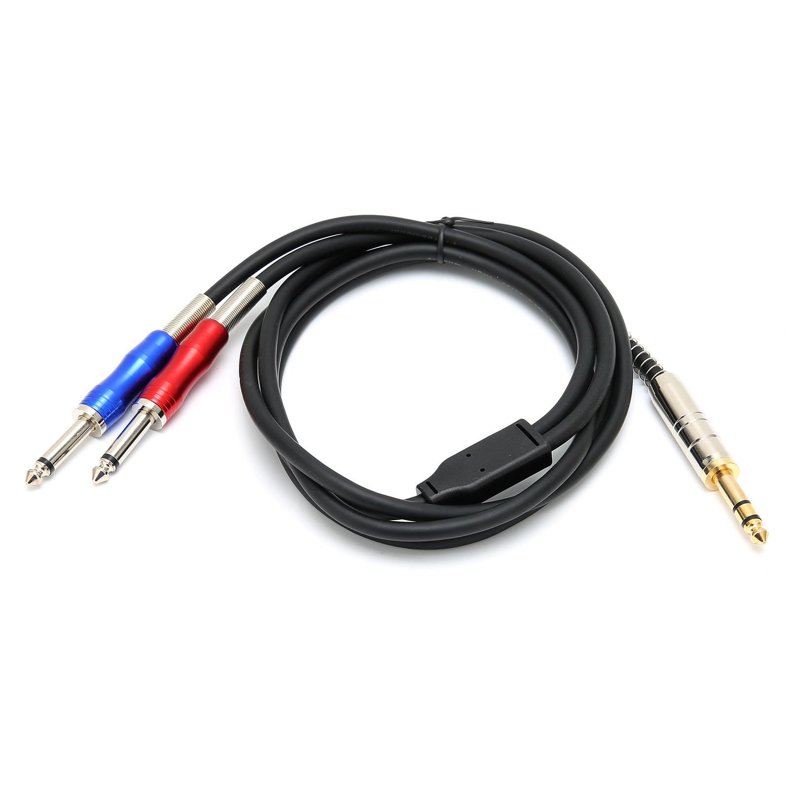 BLS0201 6.35mm Male to Dual Mono 6.35mm Audio Cable Metal Audio Cord for Players Recording Equipment 1.8 meters
BLS0201 6.35mm Male to Dual Mono 6.35mm Audio Cable Metal Audio Cord for Players Recording Equipment 1.8 meters