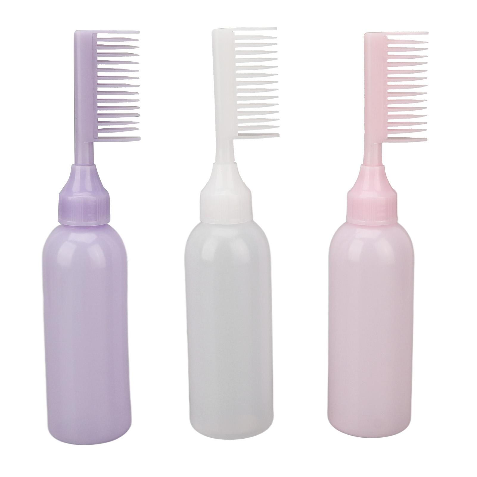 3 Pcs Root Comb Applicator Bottle Simple Operation Scale Design Hair Dye Dispensing Bottle for Barber Shops
3 Pcs Root Comb Applicator Bottle Simple Operation Scale Design Hair Dye Dispensing Bottle for Barber Shops