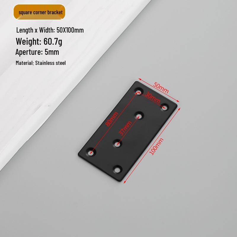 Кутник з нержавіючої сталі 90° L-подібний надміцний для полиць Includes Black Screws (M4x16)
Кутник з нержавіючої сталі 90° L-подібний надміцний для полиць Includes Black Screws (M4x16)