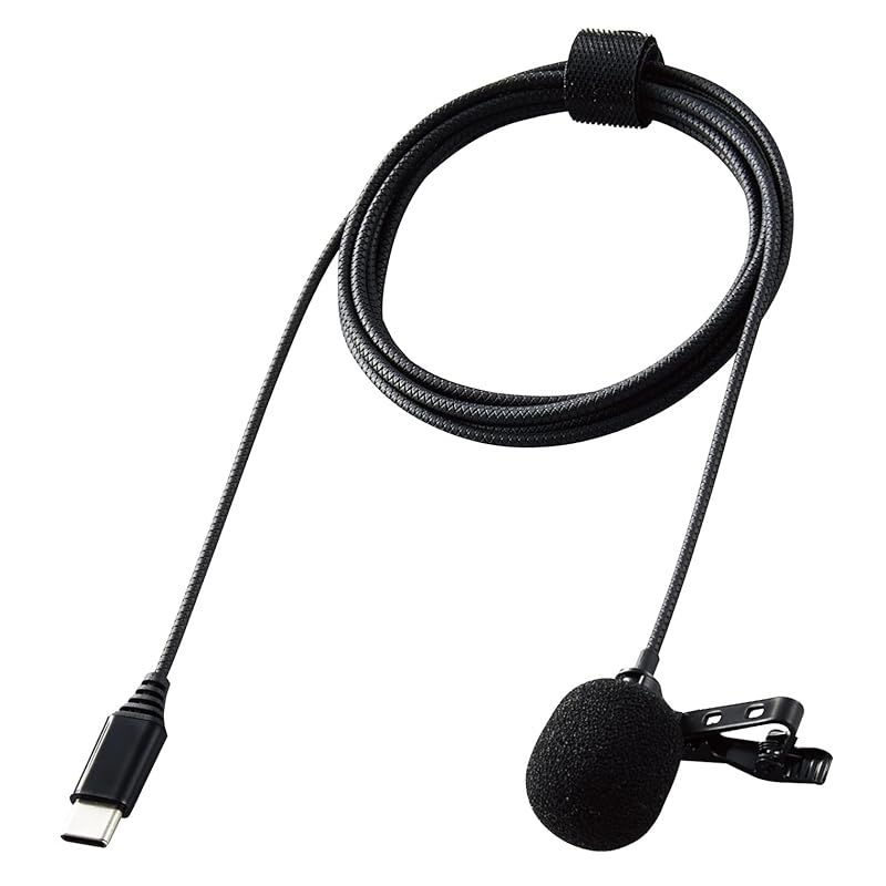ELECOM pin microphone with clip With wind jammer USB Type-C With storage pouch 1.8m black HS-MC09CBK
ELECOM pin microphone with clip With wind jammer USB Type-C With storage pouch 1.8m black HS-MC09CBK