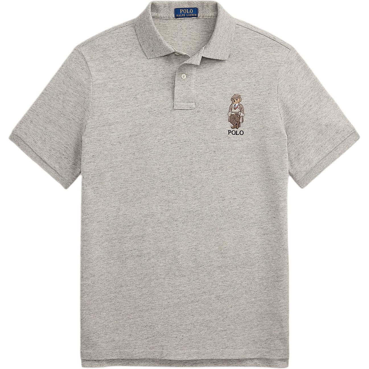 Polo Ralph Lauren Классический крой Хлопковая пике-поло с вышивкой медведя Мужские топы Серый 710980302-002 XXL
Polo Ralph Lauren Классический крой Хлопковая пике-поло с вышивкой медведя Мужские топы Серый 710980302-002 XXL