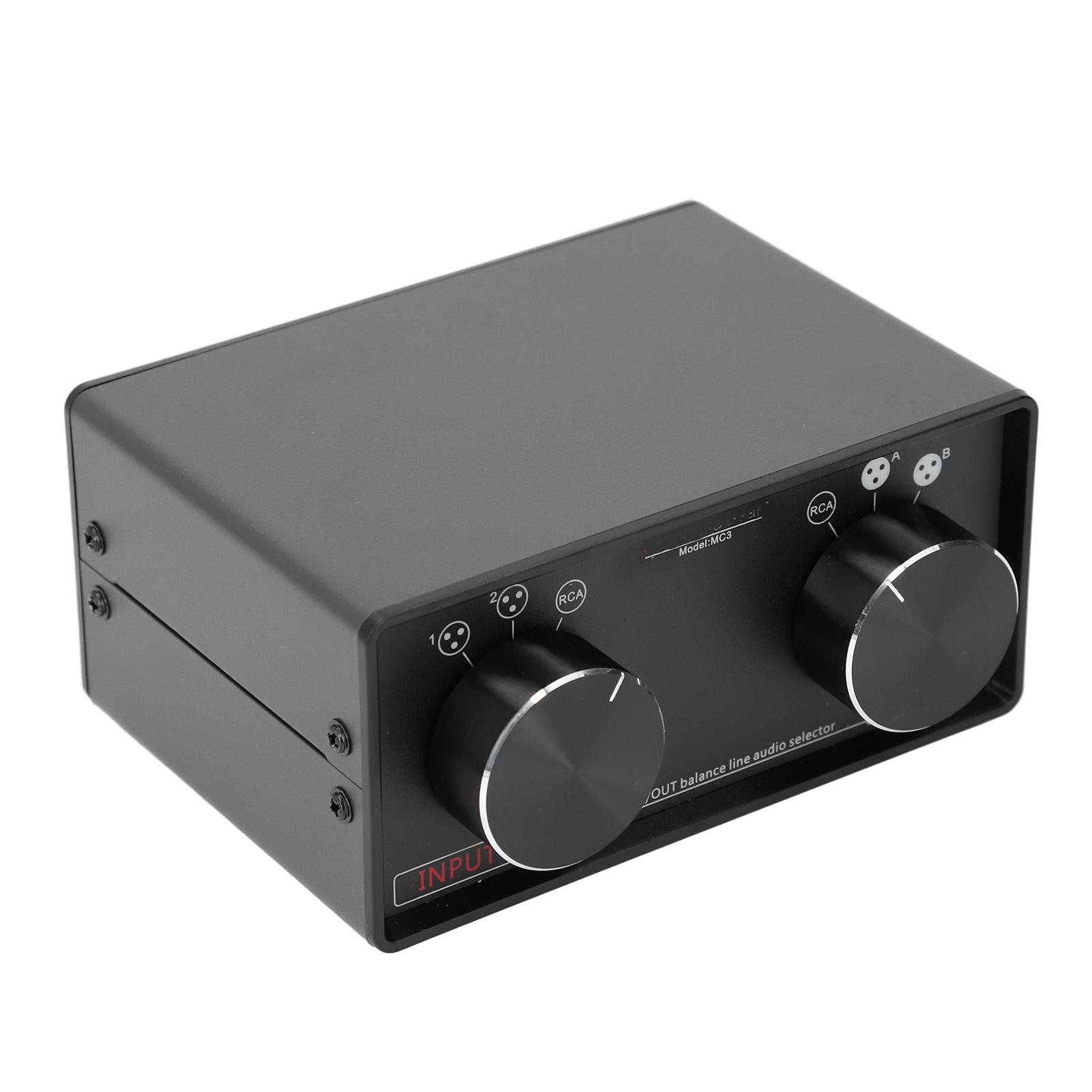 3 in 3 Out Passive Stereo Converter XLR Sound Switch for Power Amplifier Sound Devices
3 in 3 Out Passive Stereo Converter XLR Sound Switch for Power Amplifier Sound Devices