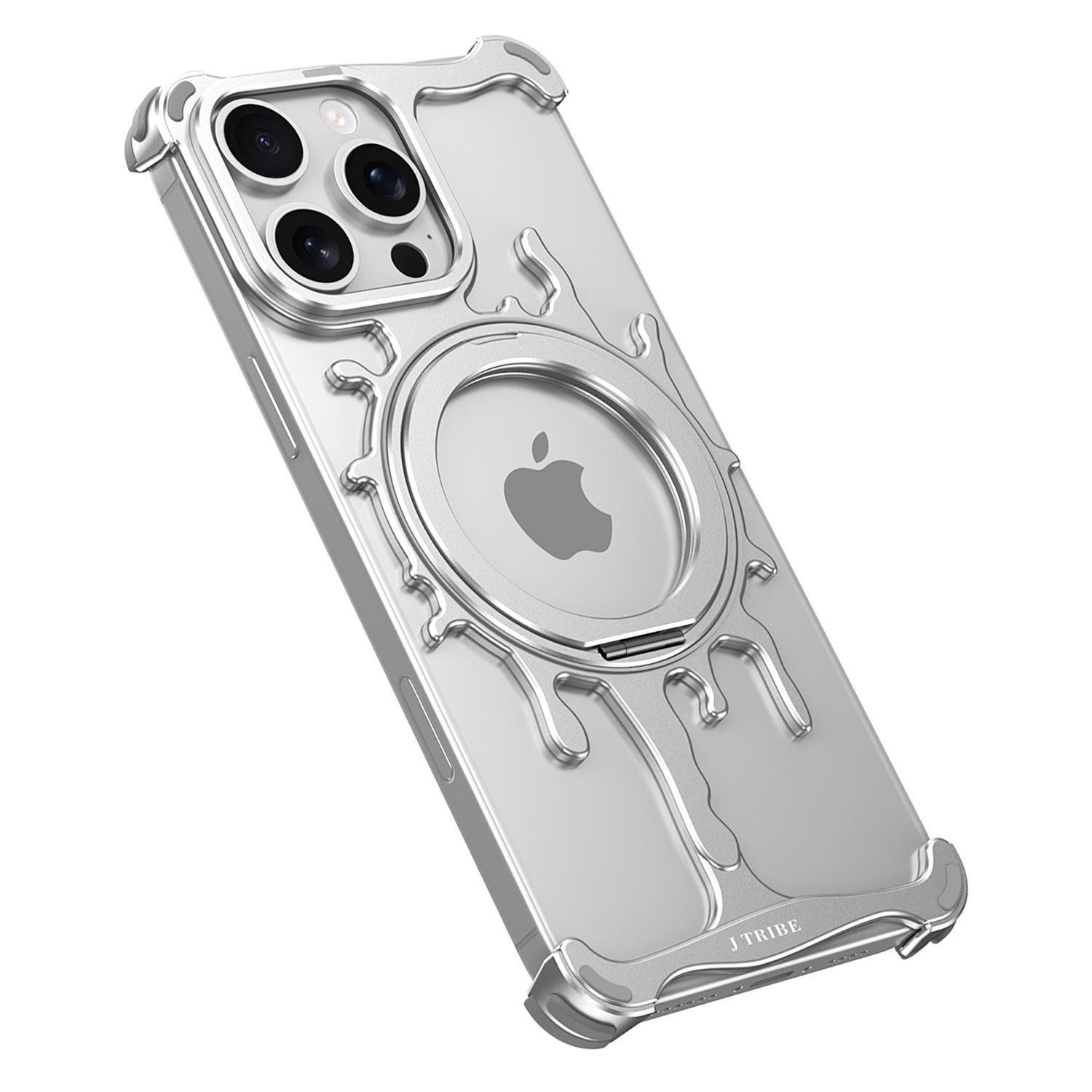 Серія Glacier для iPhone 16 Pro Бампер Чохол Поворотна підставка Металева кришка для телефону Silver
Серія Glacier для iPhone 16 Pro Бампер Чохол Поворотна підставка Металева кришка для телефону Silver