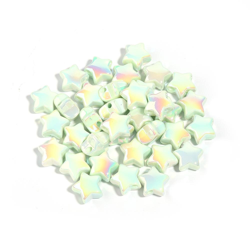 10pcs/lot Star Acrylic Beads Big Hole Beads Light Color Loose Beads For Jewelry Making DIY Necklaces Bracelets Craft Accessories зелений
10pcs/lot Star Acrylic Beads Big Hole Beads Light Color Loose Beads For Jewelry Making DIY Necklaces Bracelets Craft Accessories зелений
