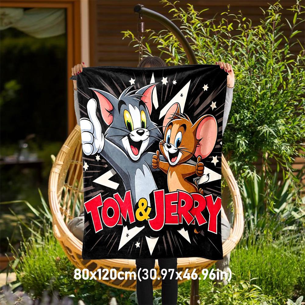 Tom Jerry Friendship - Throw Blanket, Soft Bedding Cover, Flannel Blankets, Living Room, Travel, Camping,All Seasons Use119 80x120cm(31x47inch)
Tom Jerry Friendship - Throw Blanket, Soft Bedding Cover, Flannel Blankets, Living Room, Travel, Camping,All Seasons Use119 80x120cm(31x47inch)