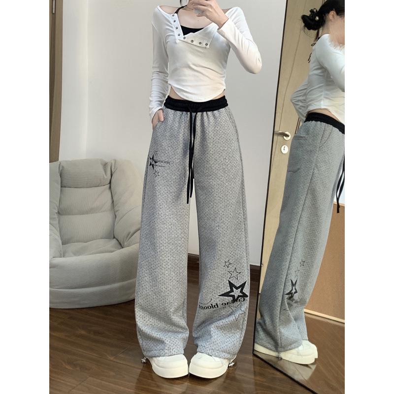 Korean Polka Dot Retro Wide-Leg Sweatpants for Women - Early Autumn 2026 Small (S) сірий колір
Korean Polka Dot Retro Wide-Leg Sweatpants for Women - Early Autumn 2026 Small (S) сірий колір