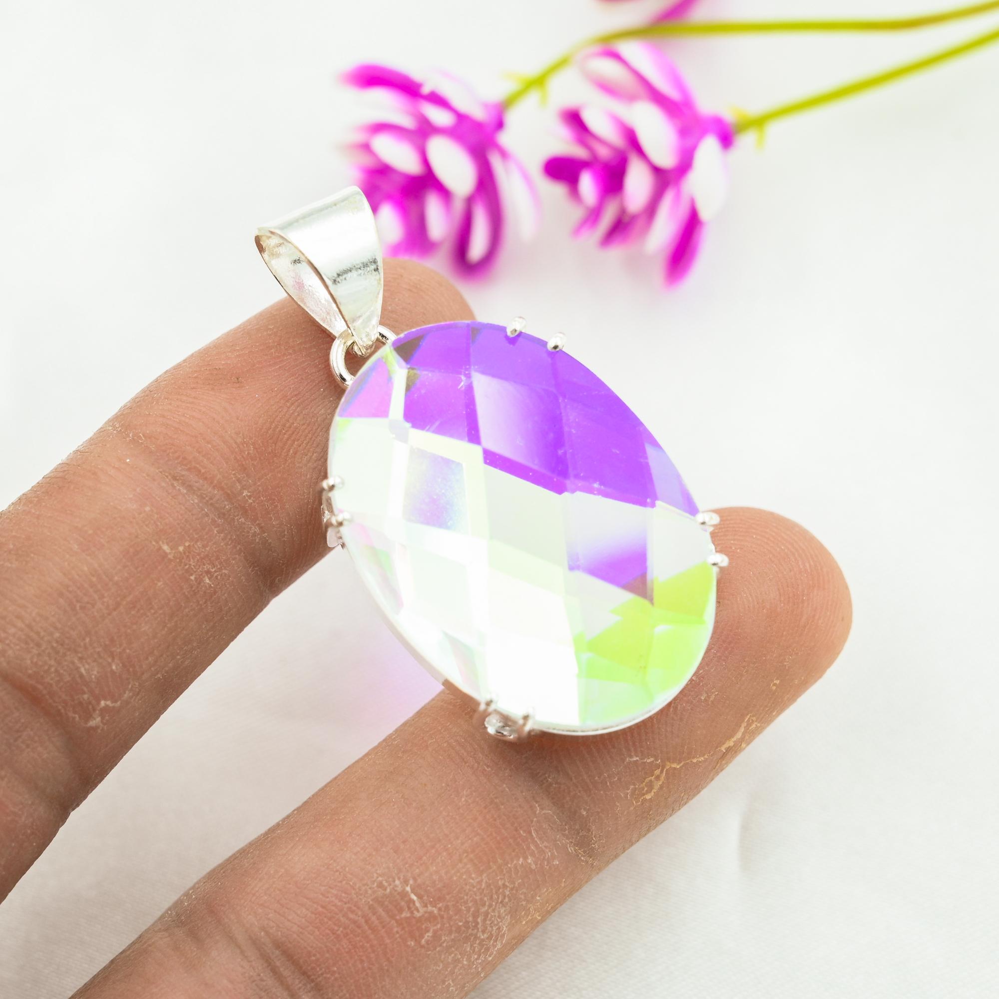 Подвеска Mystic Topaz из цельного серебра 925 пробы, подвеска из драгоценного камня ручной работы, на День памяти 1.73 Inches белый
Подвеска Mystic Topaz из цельного серебра 925 пробы, подвеска из драгоценного камня ручной работы, на День памяти 1.73 Inches белый